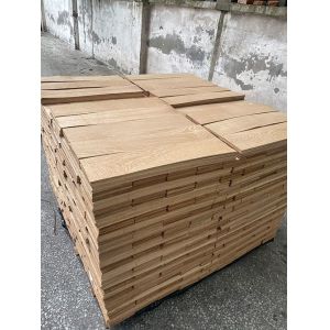 Thick 0.45-1.2MM Length 60cm Oak Wood Flooring Veneer Mixed A / B / C / D