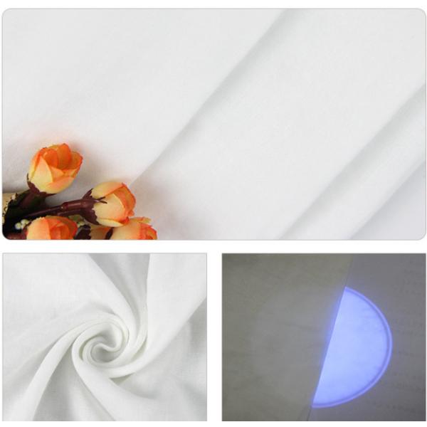 53 Inch Natural Cotton Gauze Fabrics For Baby 145gsm No Flurescent Agent