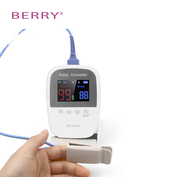 Buy Buzzer Alarm Handheld Pulse Oximeter Blood Testing Equipments at wholesale prices