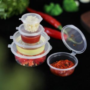 1oz 1.5oz 2oz 3oz 5oz dipping chili take out plastic disposable soy sauce cups