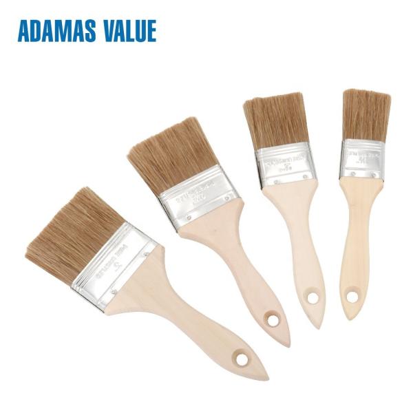 Buy 8-10mm Thickness Wooden Handle Paint Brushes With Mixed Natural Bristles at wholesale prices