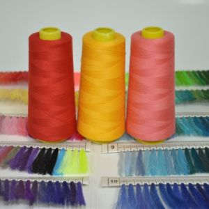 Customized Colors 45/2 Polyester Sewing Thread With High Tenacity And Normal