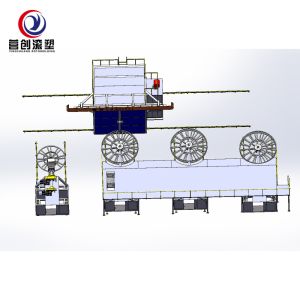 Biaxial Automatic Rotational Moulding Machine With Heating Oven