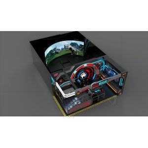 4D 9D Flying Theater with 3-5.2m Curved Screen for Theme Parks