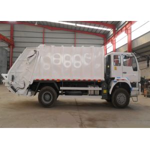12CBM Compactor Food Rubbish Removal Truck With Low Fuel Consumption