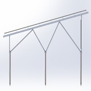 Maximum Pre Assembly Aluminum Solar Panel Mounting System High Strength