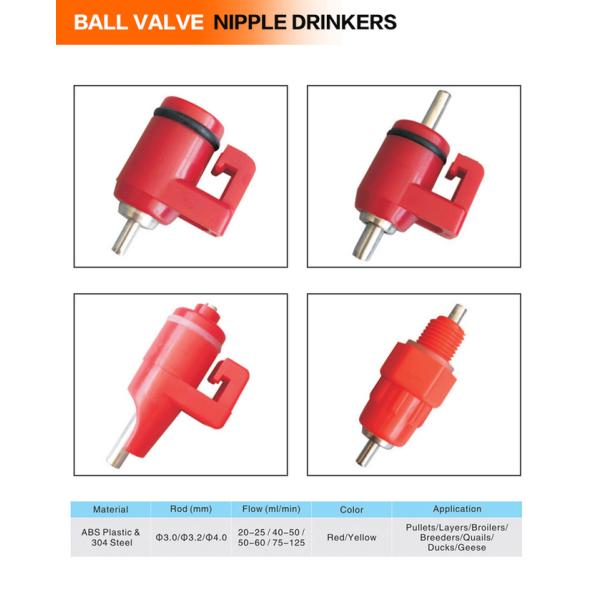 Broiler Nipple Drinker Automatic Chicken Drinker For Poultry Farming Equipment