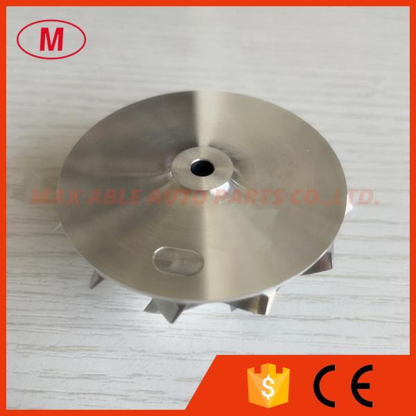 K04 reverse 45.09/56.08mm 6+6 blades 5306-123-2216 aluminum 2618/milling/ billet compressor wheel for K0422881 5304-970-0303/0304/0080/0081 TT30 Madza