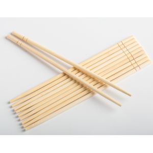 Length 21cm 23cm 24cm Bamboo Chopsticks Disposable With Paper Packing