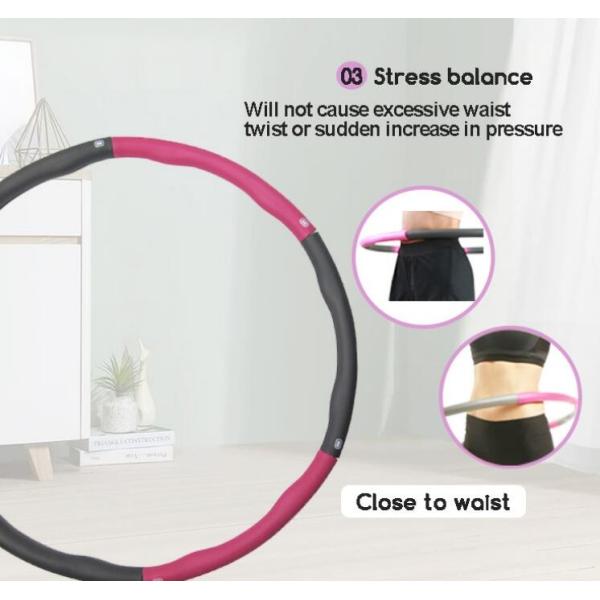 8 Knots Removable Fitness Hula Hoop For Fat Burning