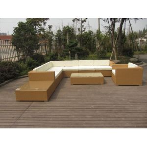 9pcs rattan big sofa set