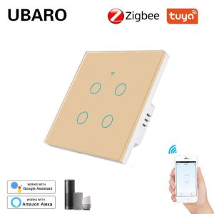 China 4Gang Electricity Powered Smart Zigbee Switch 10A Remote Electrical Light Switch IOS Android Tuya App Control on sale China 4Gang Electricity Powered Smart Zigbee Switch 10A Remote Electrical Light Switch IOS Android Tuya App Control on sale