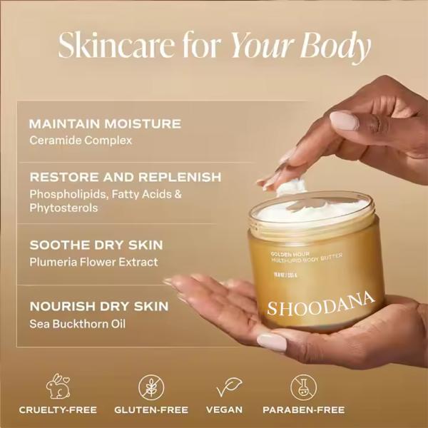 Body Butter application demonstration