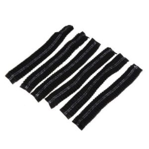 S&J Disposable Mob Cap Clip Cap Soft PP Non-woven with Sewn-in Elastic Band for