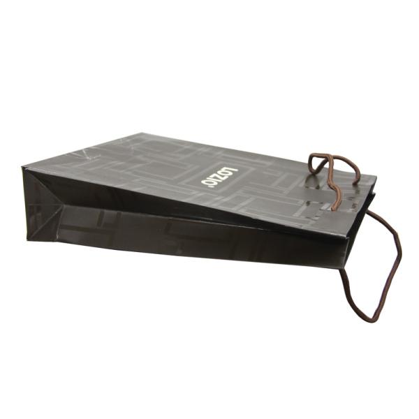 230gs Coated Paper Shining UV Logo Carrier Bag Recycle with Handles