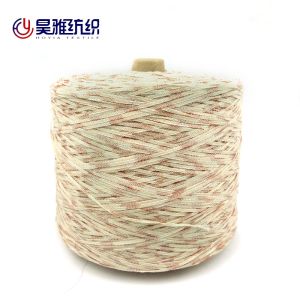 Multiple Braided Space Dyed Yarn 70% Cotton 30%Nylon Yarn Knitting