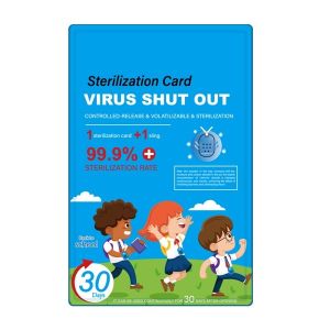 Protection Children Anti Bacterial Air Disinfection Sterilization Card