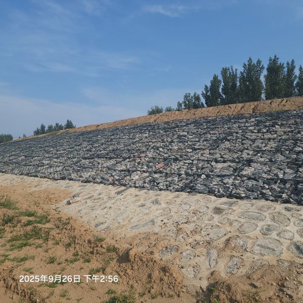 Double Twisted Gabion Flexible Durable Versatile Stone Retaining Wall Based Approach To Erosion Control Use Mountain