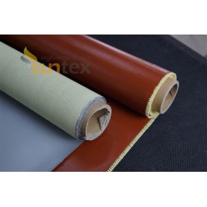Fireproof & Waterproof High-temperature silicone coated glass fabric provides