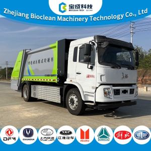 Quality 18000KG Pure Electric Sanitation Truck 6 Wheels Garbage Truck With Compactor for sale