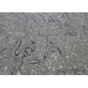 Grey Pattern Quartz Stone Countertops , Marble Kitchen Countertops