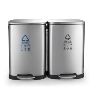Anti Aging 26.4 Gallon Dual Step Trash Can