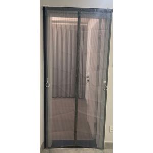 Enjoy a Hands-Free and Bug-Free Entryway with Our Magnetic Mesh Door Curtain