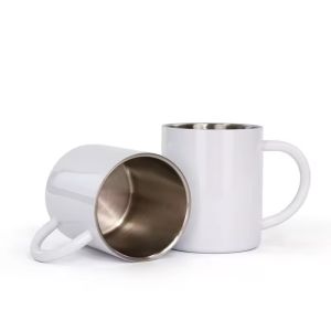 Sublimation Coffee Mugs With Handle Stainless Steel Double Wall Sublimation