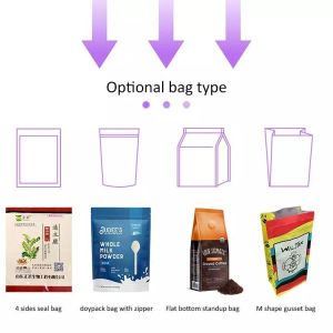 Full Automatic Rotary Food Powder Premade Bag Pouch Packing Machine for Food