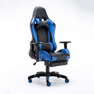 High Back PU Ergonomic Gaming Desk Chair Adjustable Back