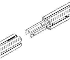 Buy Aluminum Extrusion Connector Link 8 - 8 - 30 Chemical Polishing at wholesale prices