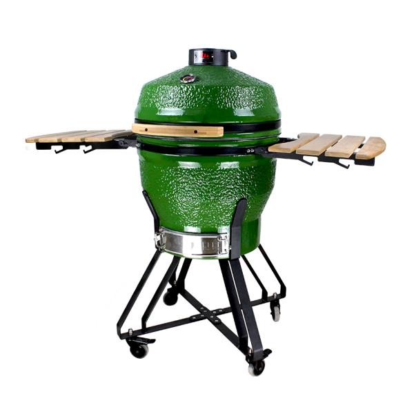 New Style KIMSTONE Kamado Grill Kimstone BBQ Grill 22inch Smoker Grill China Ceramic