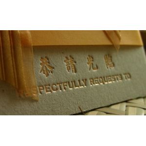 Custom Delicate Thick Unique Bridal Shower Invitations