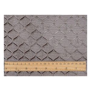 Spot Wholesale Pvc Bright Geometric Pattern Artificial Synthetic Leather