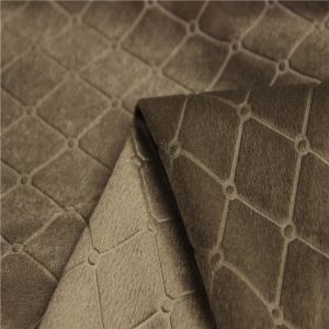 Washable Sofa Cloth Fabric Embossed Microfiber Fabric Modern Design