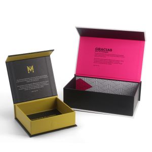 Large Empty Luxury Gift Folding Paper Packaging Box Magnet Closure