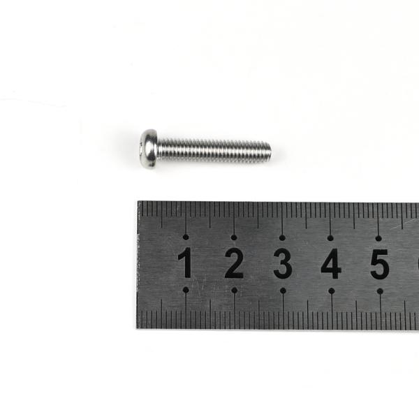 SUS304 Thread Cutting Pan Head Torx M5 X 20mm Machine Screws for Shelving ZINC Finish