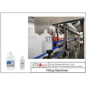 Automatic Liquid Bottling Filler For Alcohol Energy Drink Orange Fruit Juice