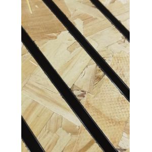 High Durability And Stability Wood Wall Display Rack Metal Frame