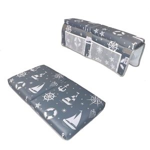 Water Resistant Bath Kneeling Pad With Dreamlike Nautical Theme Design
