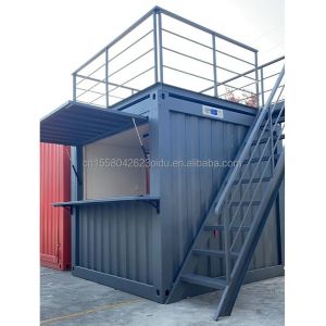 Modern Design Style 10 ft 20 ft Mobile Bar Prefabricated House Container Store