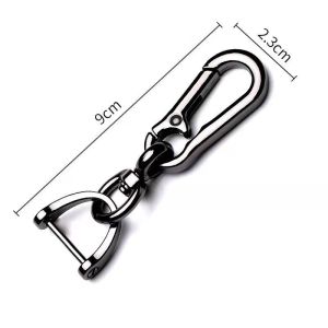 Gunmetal Car Keychain Holder ISO9001