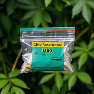 Premium Child-Resistant Mylar Pouches - Airtight Seal for Snacks, Medicines &