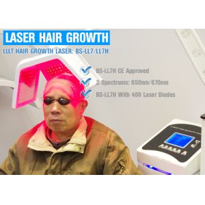 Energy Adjustable Hair Laser Growth Machine With 650nm / 670nm Wavelength Real