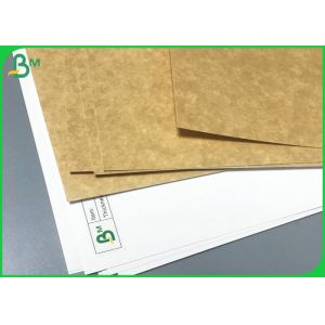 Virgin Pulp Based 365gsm Plain White Clay Coated Kraft Paper Board Sheets