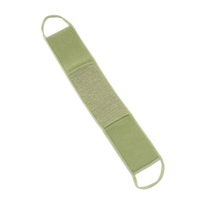 Buy Bamboo Fiber Back Scrubber Strap , Green Hemp Shower Back Washer at wholesale prices