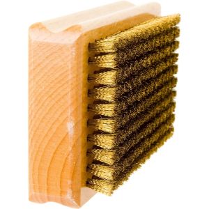 3 Piece Ski Wax Brush Kit Rectangular Waxing With Brass Bristle
