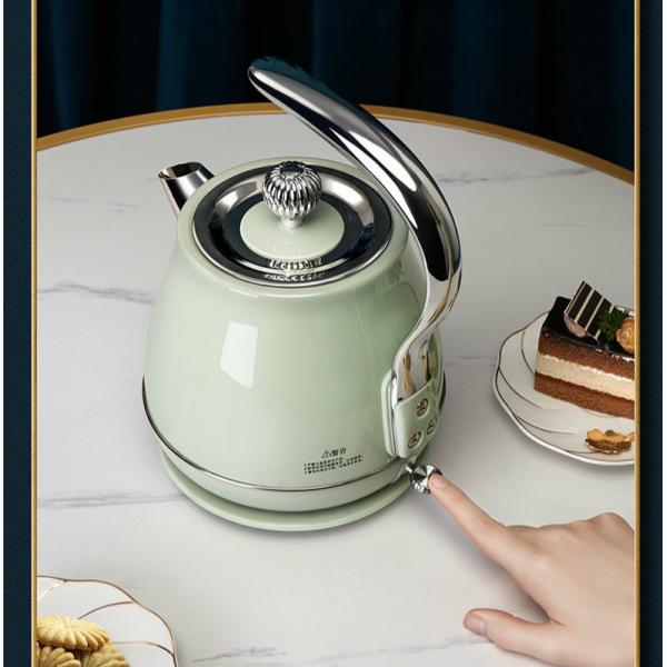 Hotel guest room electric coffee tea milk 1.8L kettle 304SS safety OEM customized 360 cordless Concealed Heating Element