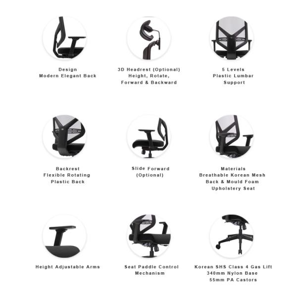 Molded Foam Seating Project Office Chairs Wintex Mesh Staff Office Chair