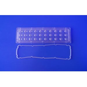 Asymmetrical LED Street Light Components Lens 30 Watt MCPCB Module